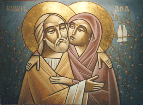 Ann and Joachim, the parents of the Virgin Mary
